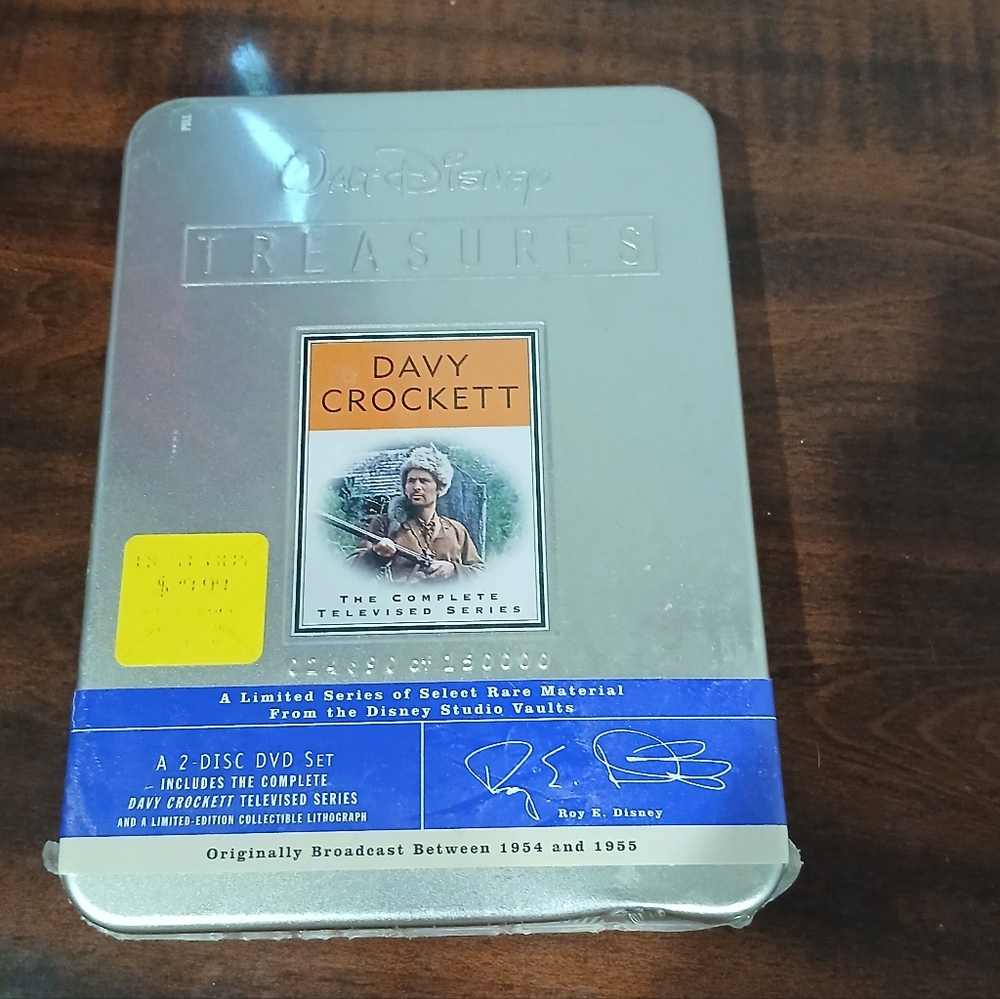 Walt Disney Treasures Davy Crockett The Complete T.v. Series DVD Set NEW